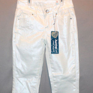 Justice Girls Super Skinny Premium Jeans White